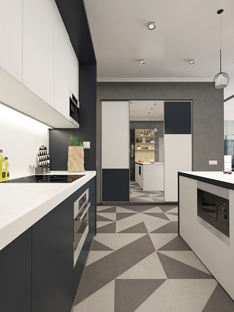 Black & White: Studio apartment 52 sq.m.