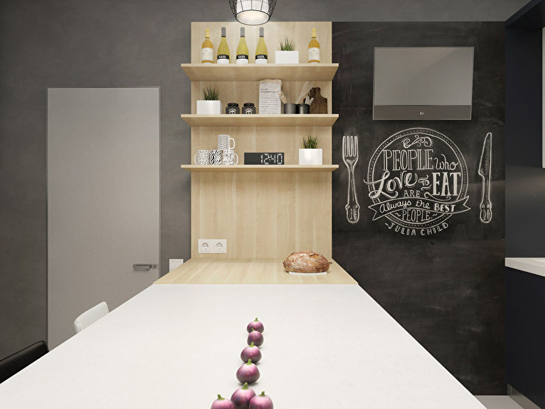 Black & White: Studio apartment 52 sq.m.
