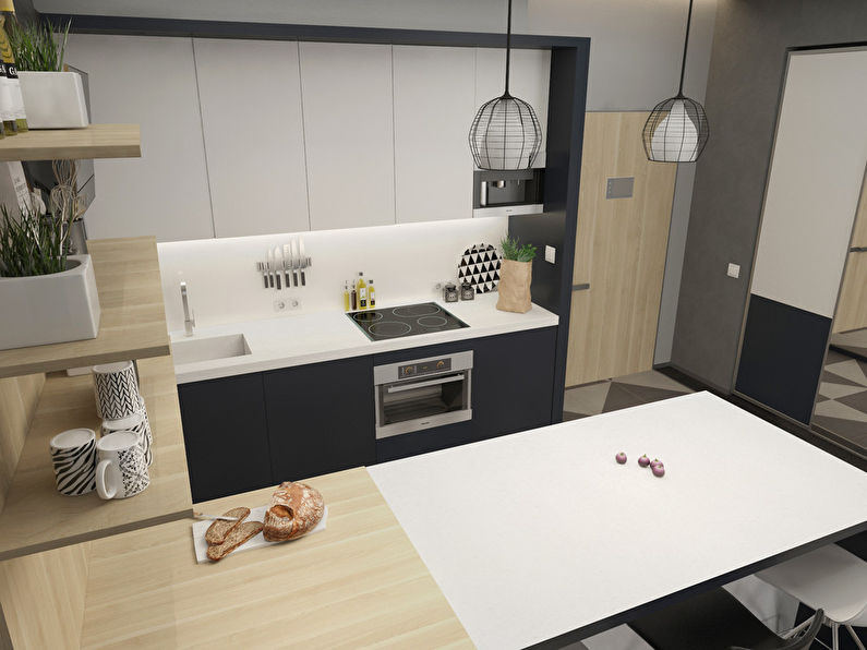 Black & White: Studio apartment 52 sq.m.