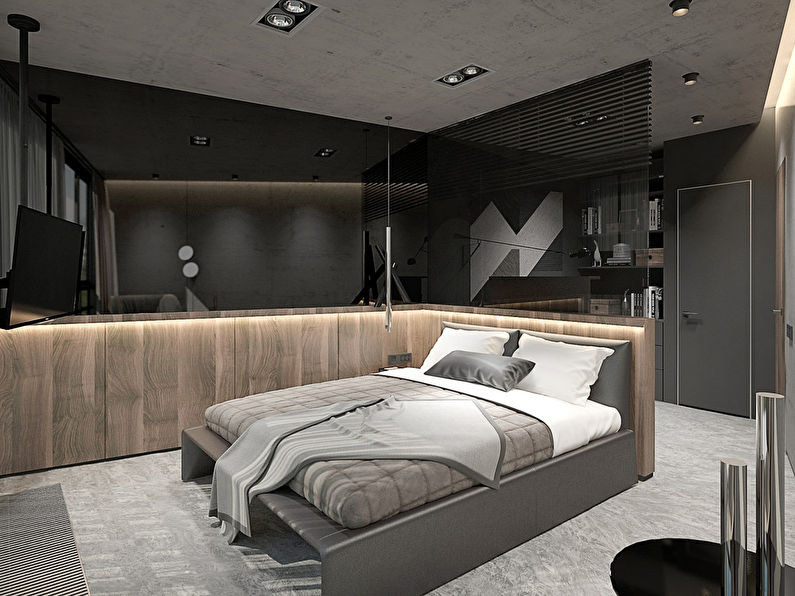 Design of the apartment in the style of minimalism, Domodedovo