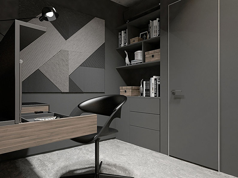Design of the apartment in the style of minimalism, Domodedovo
