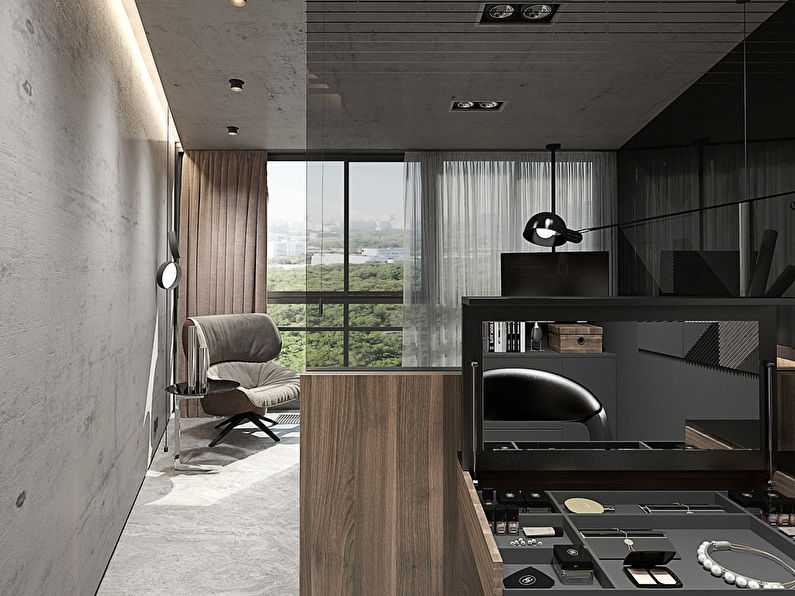 Design of the apartment in the style of minimalism, Domodedovo