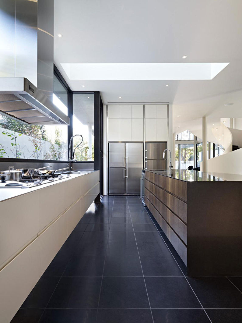 Floor Design - Minimalism Style Kitchen