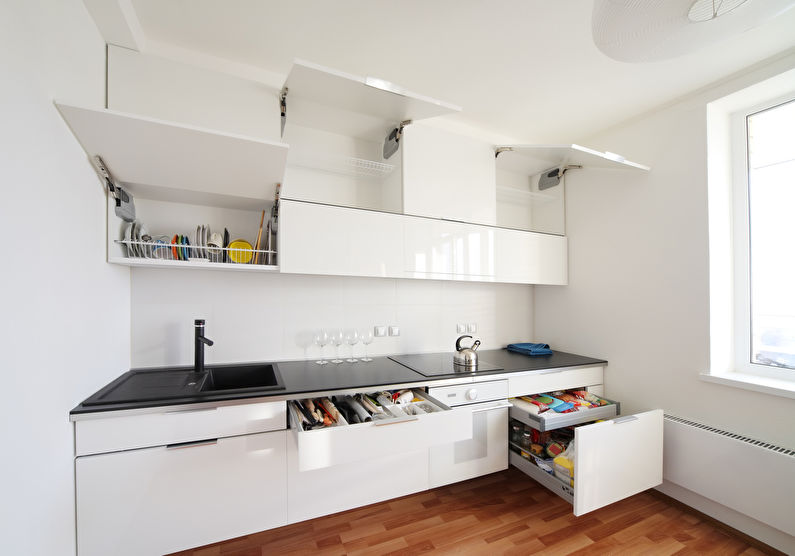 Storage systems - minimalist style kitchen design