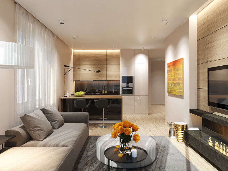 Apartment interior in Champion Park 2 residential complex
