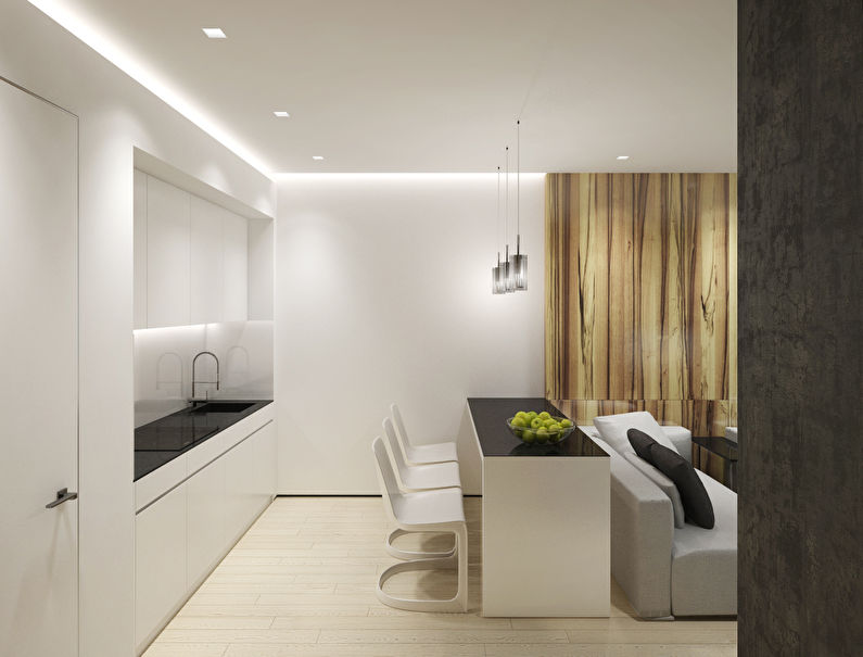 Appartement d'une pièce design 55 m² à Moscou