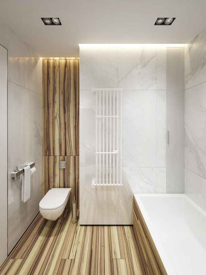 Appartement d'une pièce design 55 m² à Moscou