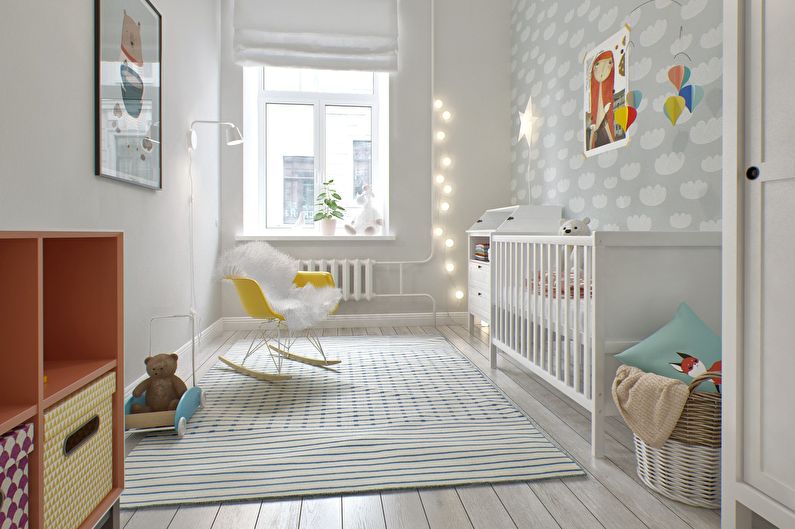 Floor in a small children's room