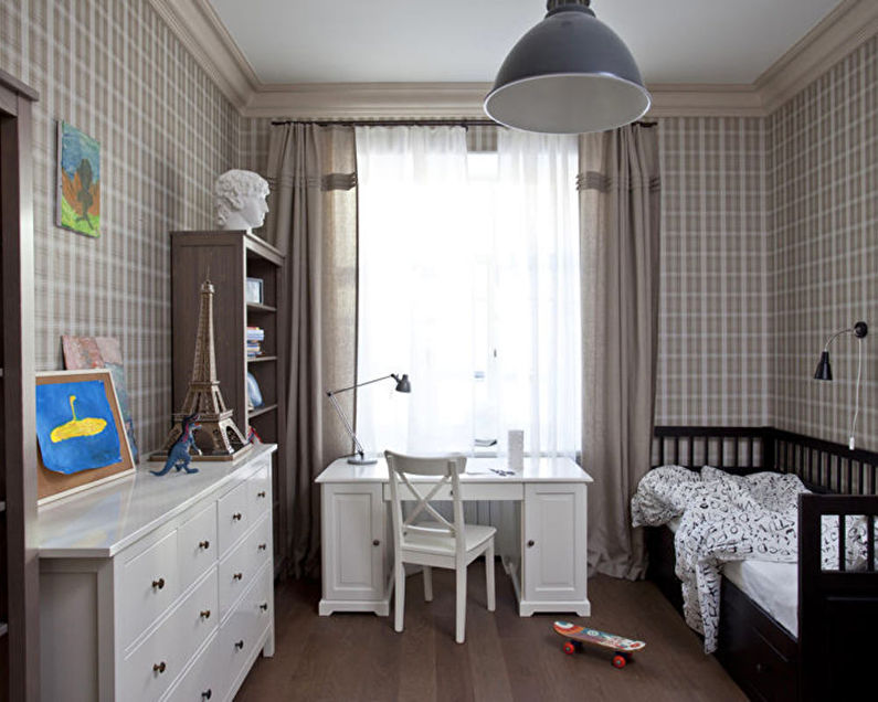 Design of a small children's room 9-10 sq.m. - Photo