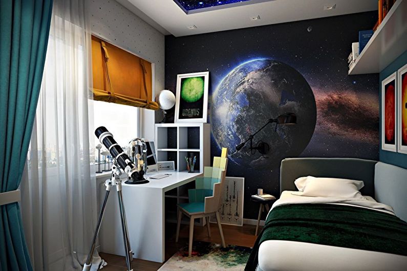 Design of a little nursery for a boy - photo