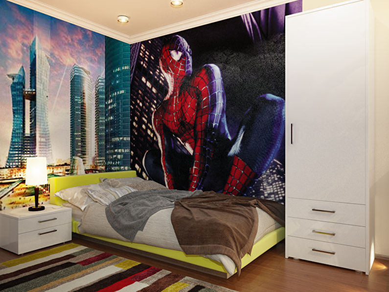 Design of a little nursery for a boy - photo