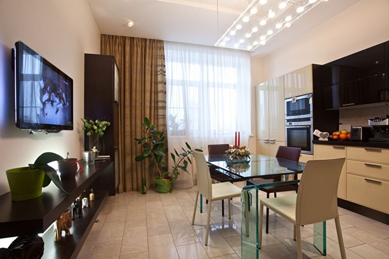 Apartament en aviació d'estil modern