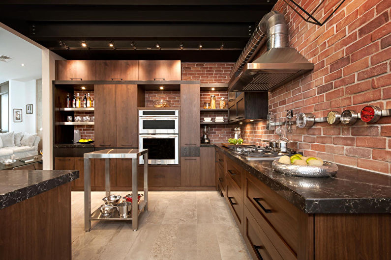 Loft style kitchen - photo
