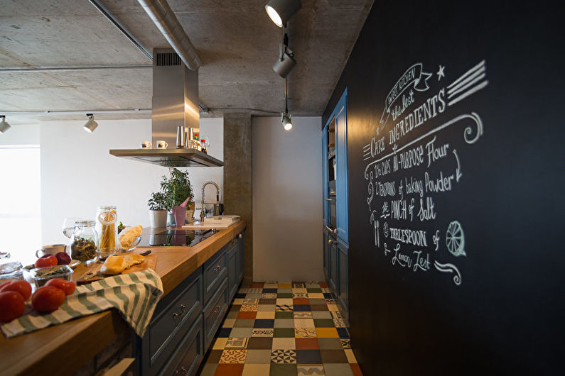 Wall decoration - loft style kitchen