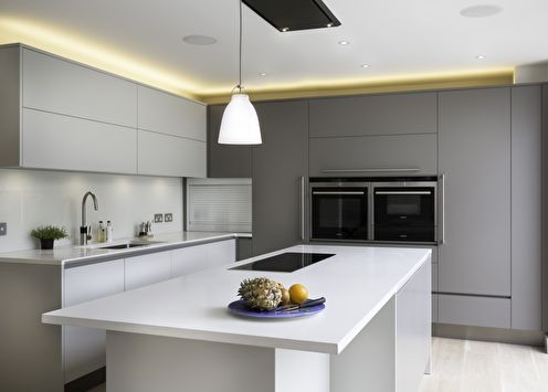Minimalism style kitchen design: 60 photos of interiors
