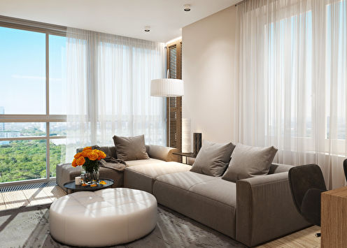 Apartment interior in Champion Park 2 residential complex