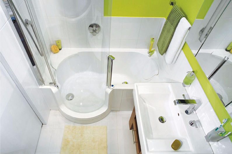 Narrow Bathroom Design - Plumbing
