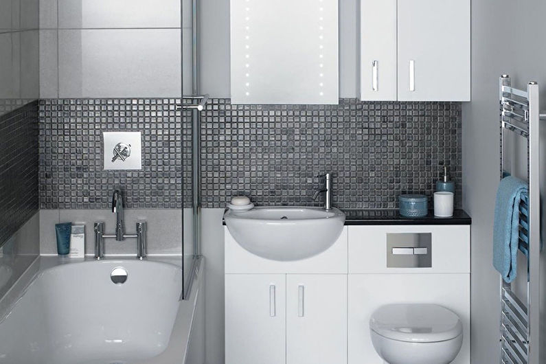 Narrow Bathroom Design - Plumbing