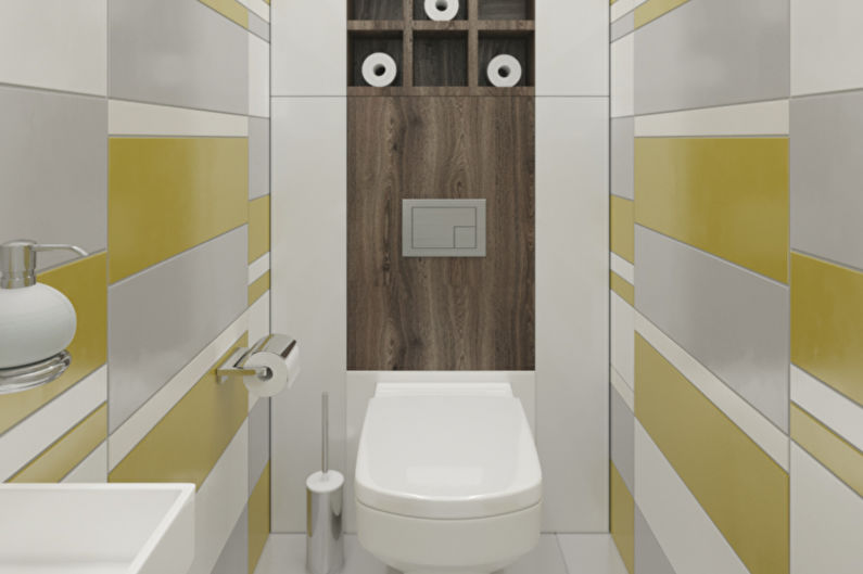 Narrow Bathroom Design - Storage Systems
