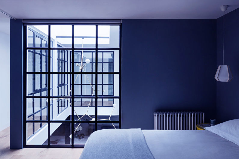 Blue loft bedroom - Interior Design