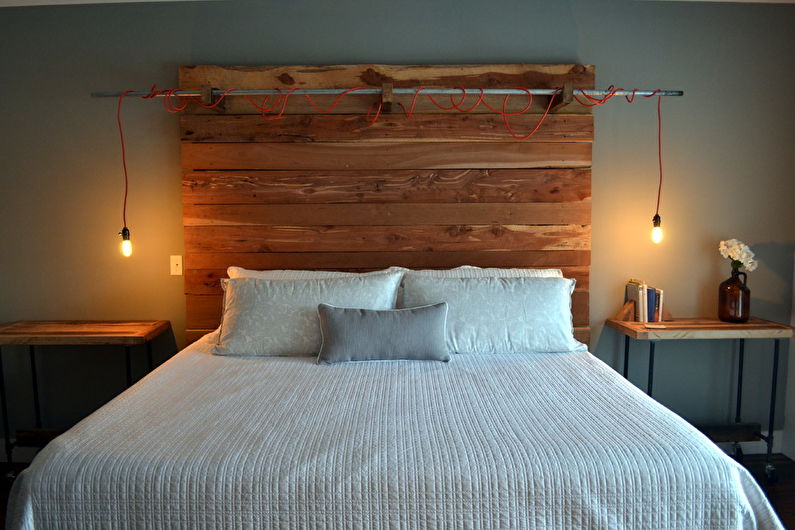 Small Loft Style Bedroom - Interior Design
