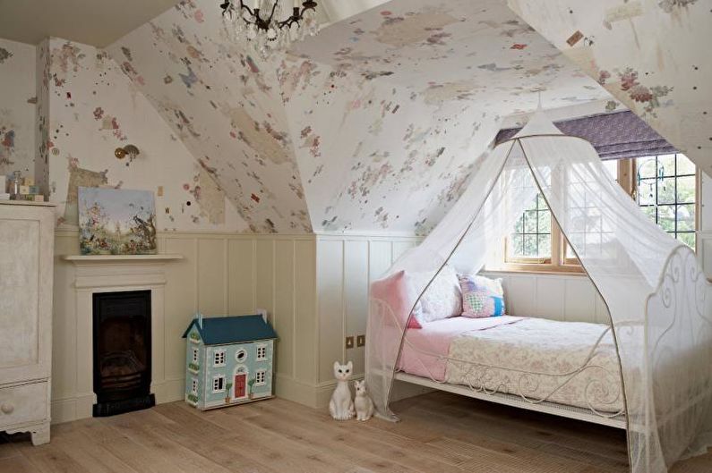 The combination of colors in the interior of the children's room - photo