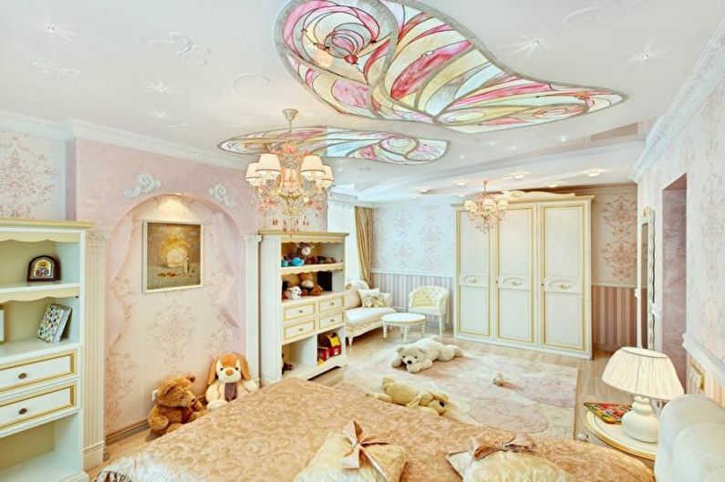 The combination of colors in the interior of the children's room - photo