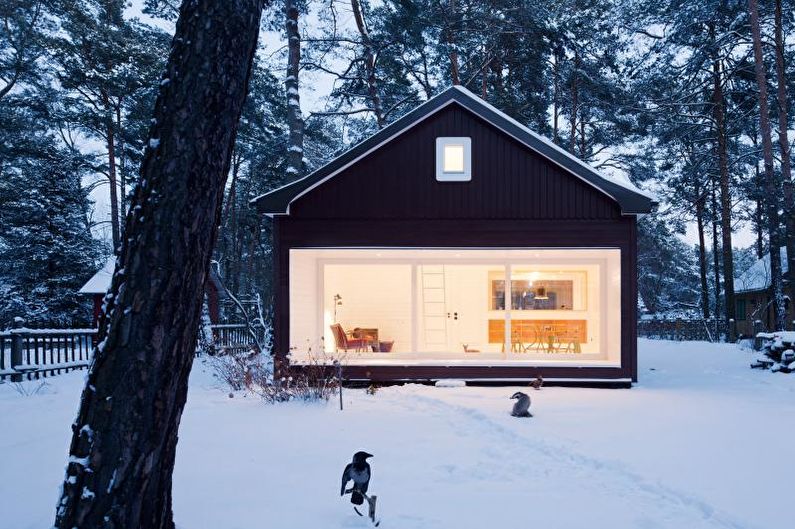 Itim na bansa ng Black Scandinavian - larawan