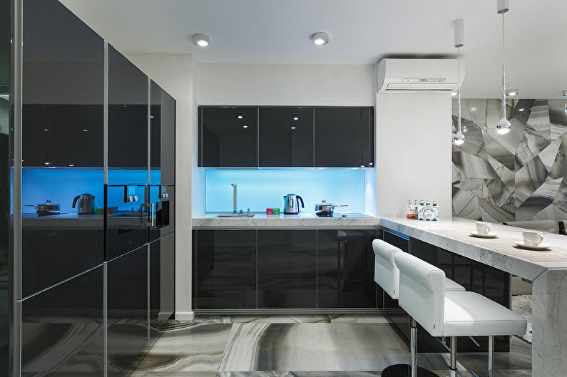 Interior of the Luxury of Minimalism Apartment - photo 6