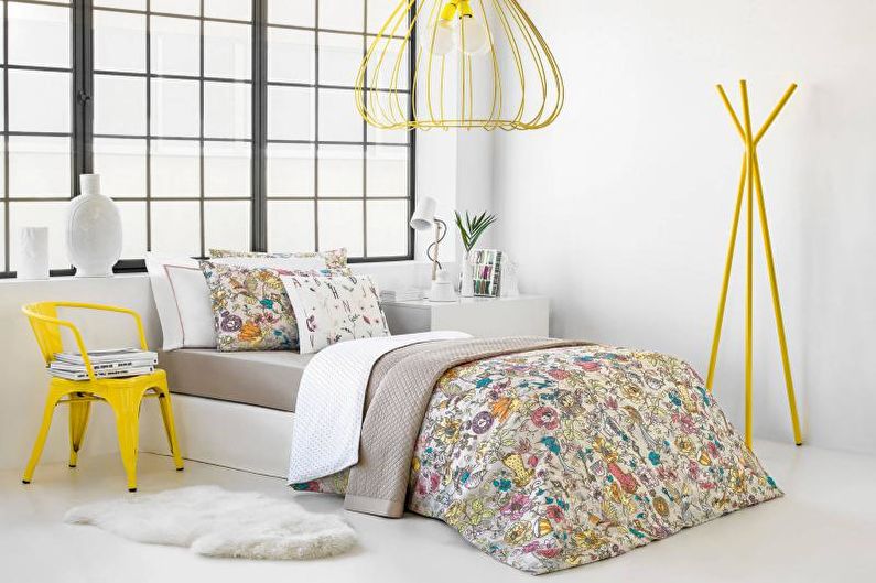 White Bedroom - Interior Design 2018