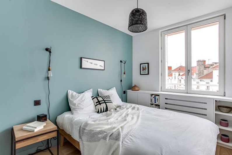 Interior design of a small bedroom 2018