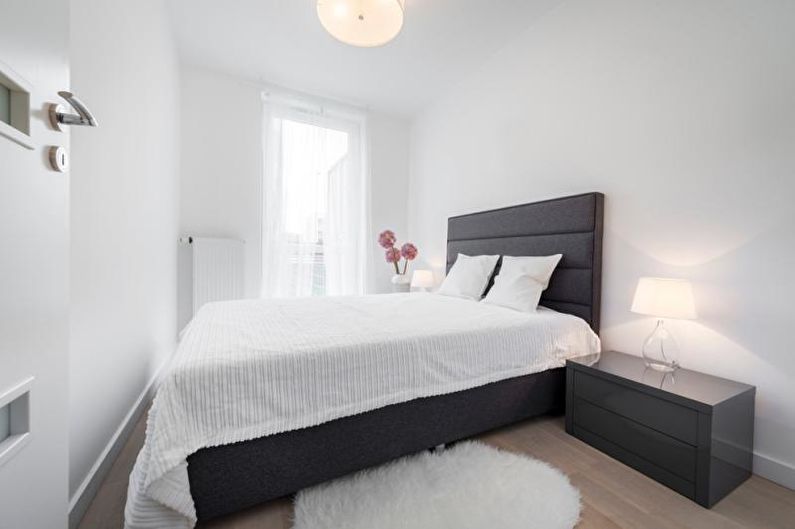 Interior design of a small bedroom 2018