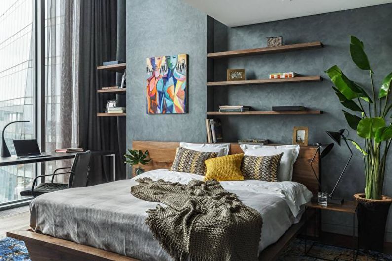 Interior design bedroom 2018 - photo