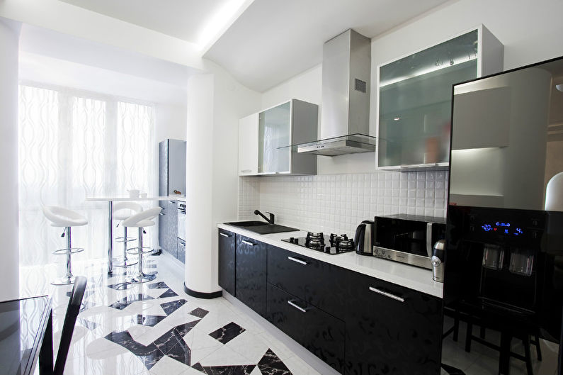 Appartement noir et blanc - photo 6