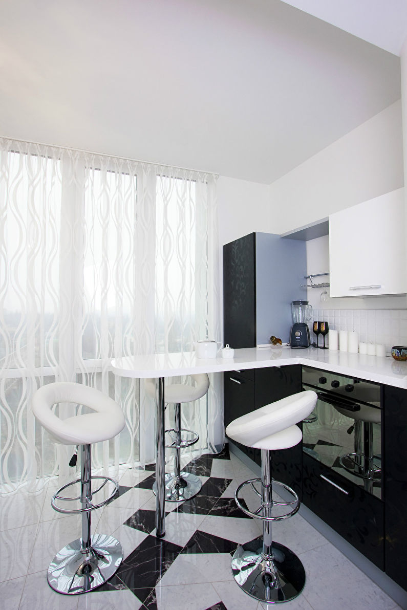 Appartement noir et blanc - photo 7
