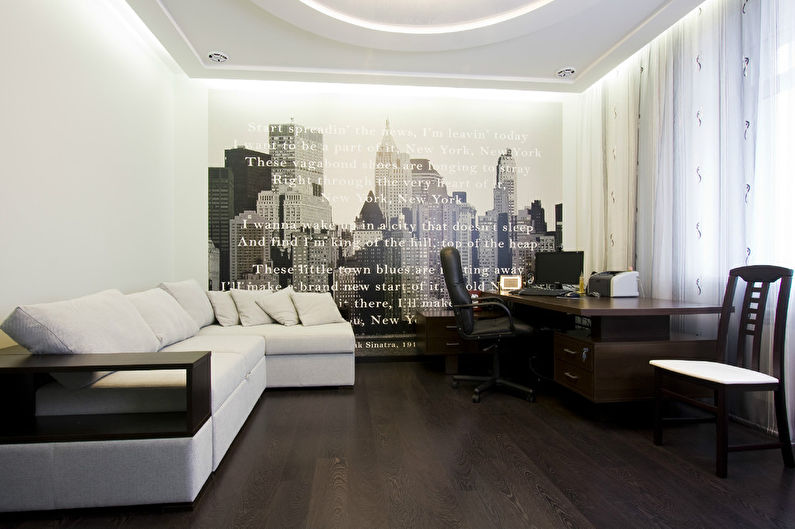 Appartement noir et blanc - photo 8