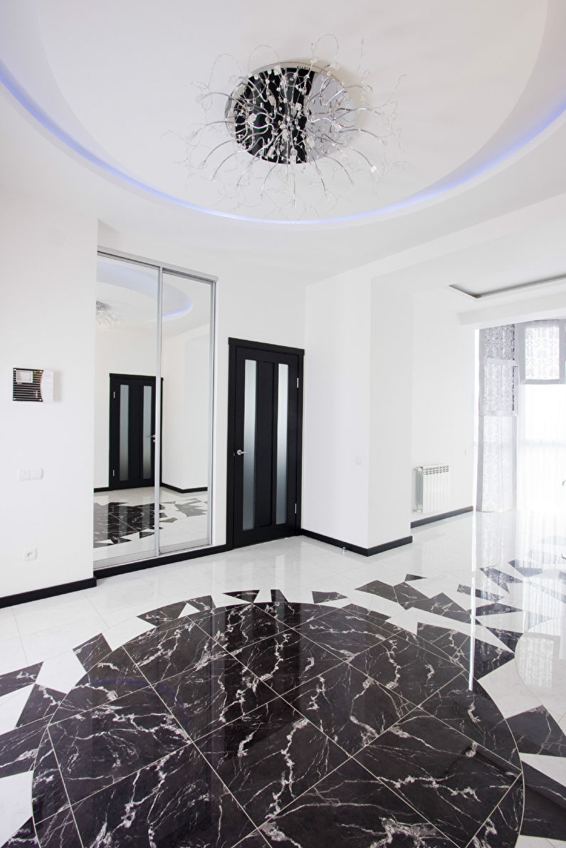 Appartement noir et blanc - photo 11