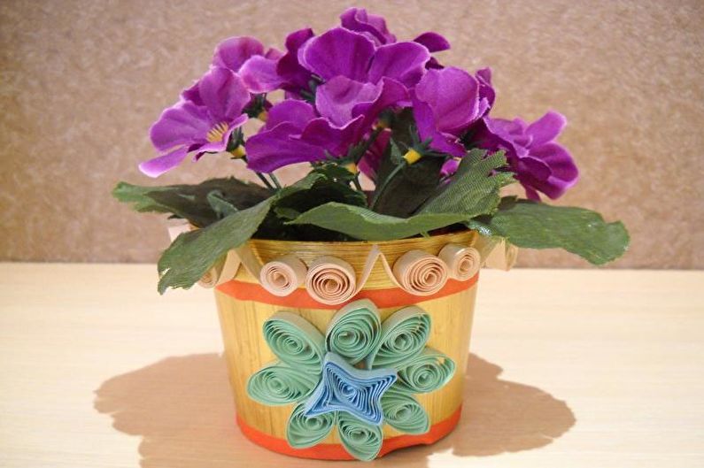 Quilling - Pots de fleurs