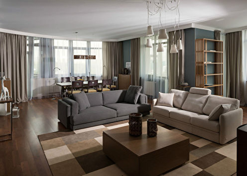 Apartment design in Kiev, 130 m2