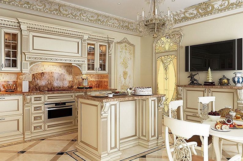 Kitchen - Classic Design Apartment