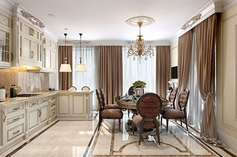 Kitchen - Classic Design Apartment