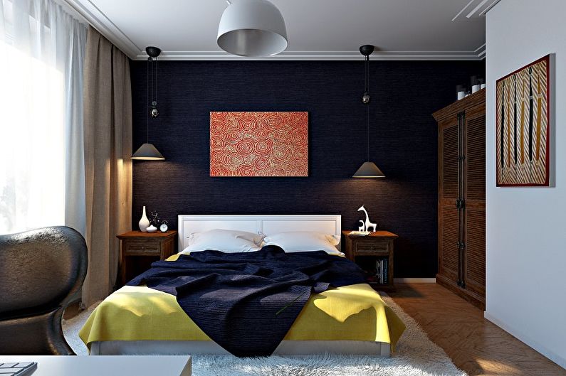 Bedroom design 15 sq.m. - What to consider when planning a bedroom repair