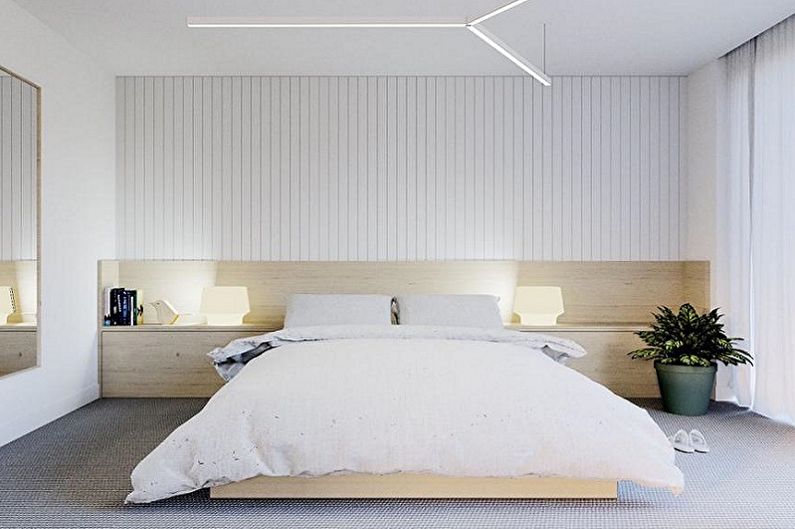 Bedroom 15 sqm in the style of minimalism - Interior Design