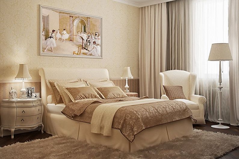 Interior design bedrooms 15 sq.m. - Photo