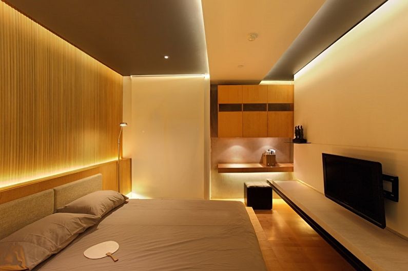 Interior design bedrooms 15 sq.m. - Photo