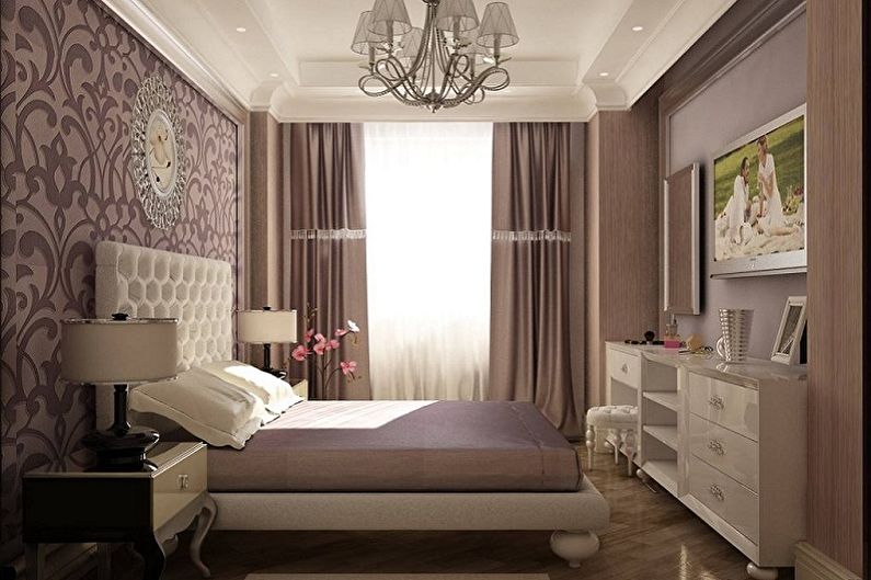 Interior design bedrooms 15 sq.m. - Photo