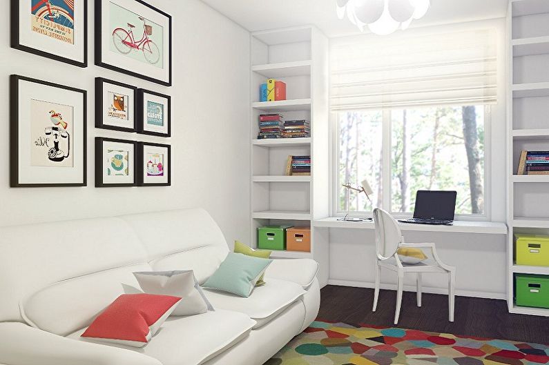 Design a small room for a teenager