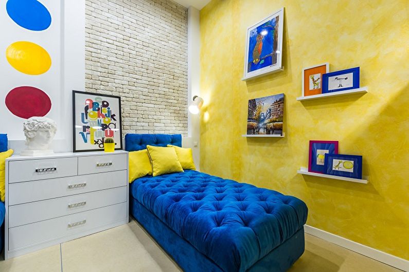 Interior design of a small children's room - photo