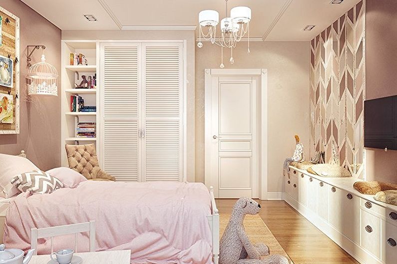 Interior design of a small children's room - photo