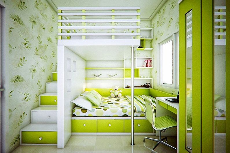 Interior design of a small children's room - photo